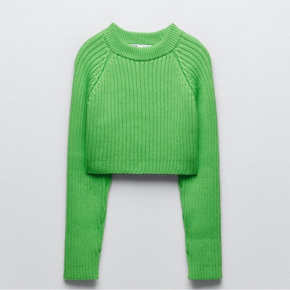 Zara Cropped Sweater Size S NWT - Picture 4 of 6